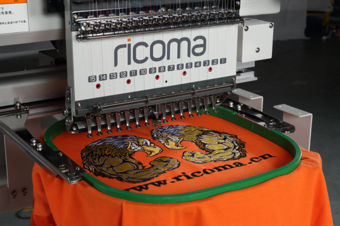 Машина MT-1201/MT-1501 вышивки одиночной головы RICOMA портативная